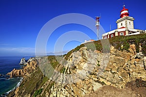 Cabo da Roca, West most point of Europe, Portugal. photo