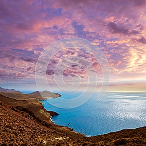 Cabo de Gata Almeria Levante east aerial Spain