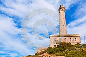 Cabo de Palos lighthouse near Mar Menor Spain