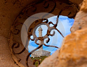 Cabo de Palos lighthouse near Mar Menor Spain