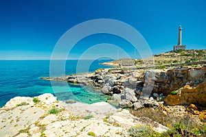 Cabo de Palos, Spain. Cape Palos lighthouse photo