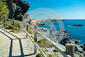 Cabo de Palos, Spain. Cape Palos lighthouse photo