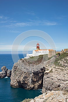 Cabo de Sao Vincente lighthouse - most south-western point of Eu