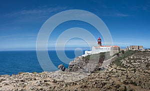 Cabo de Sao Vincente lighthouse - most south-western point of Europe