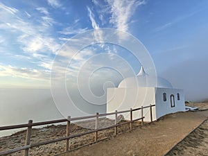 Cabo Espichel landscape. Ermida da Memoria photo