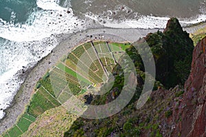 Cabo Girao in Madeira island, one of Europeâ€™s highest sea cliffs