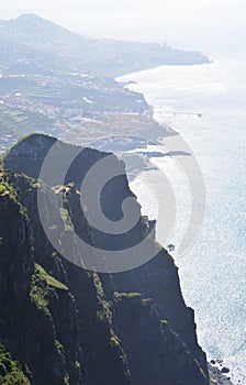Cabo Girao in Madeira island, one of Europeâ€™s highest sea cliffs