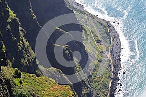 Cabo Girao in Madeira island, one of Europeâ€™s highest sea cliffs