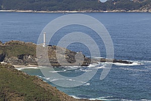 Cabo Home Lighthouse in Galicia, Spain. photo