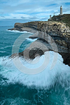 Cabo Mayor lighthouse, Santander in Spain photo