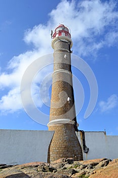 Cabo Polonio lighthouse and clouds