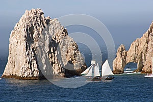 Cabo Rocks and Sailboat 2