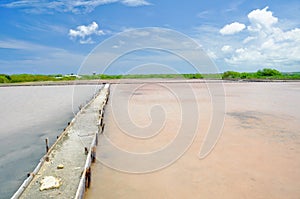 Cabo Rojo salt flats, Puerto Rico photo