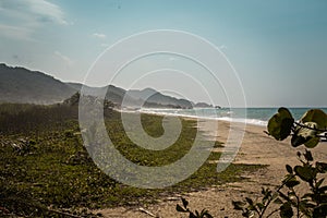 Beach in Cabo San Juan Del GuÃÂ­a, Santa Marta, Colombia photo