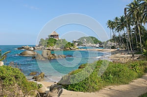 Cabo San Juan, Tayrona national park, Colombia photo