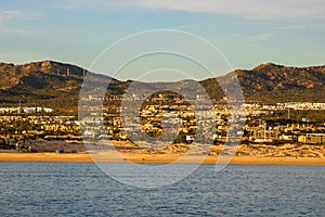 Cabo San Lucas, Mexico - 2019. Panoramic view over Cabo San Lucas port in Mexico