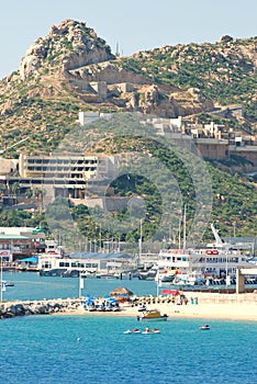 Cabo San Lucas, Mexico, on a sunny day