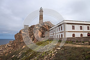 Cabo Vilan Lighthouse in Death Coast, Spain