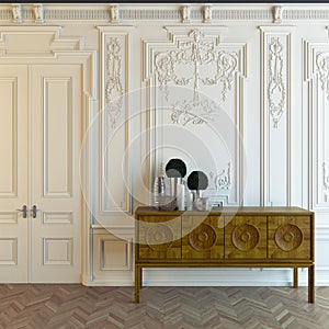 Cabot in clasic room