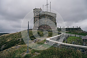 The cabot tower castle on signal hill, St. John's. Newfoundland - oct 2022