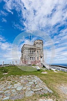 Cabot Tower on Signal Hill, St. John`s, Newfoundland