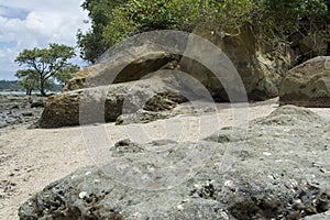 Caboto beach in Candeias. On this beach is located the famous Wanderley Pinho Museum photo