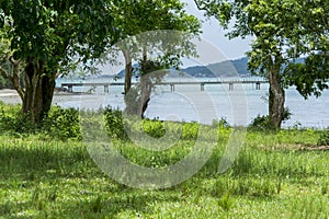 Caboto beach in Candeias. On this beach is located the famous Wanderley Pinho Museum photo