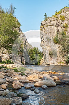 Cabril do Rio Ceira Gorge, also known as the Ceira River Gorge. Serpins, Lousa - Portugal photo