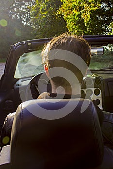 Cabriolet in nature