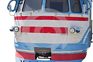 Cabs of old electric train