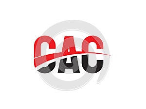 CAC Letter Initial Logo Design Vector Illustration