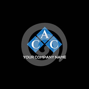CAC letter logo design on BLACK background. CAC creative initials letter logo concept. CAC letter design.CAC letter logo design on