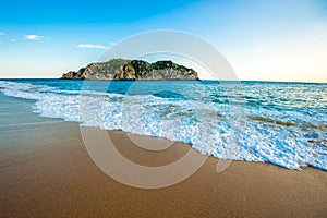 Cacaluta beach in Huatulko, Oaxaca, Mexico