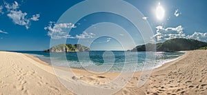 Cacaluta beach in Huatulko, Oaxaca, Mexico