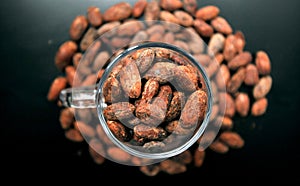 Cacao beans are rich in many minerals, including iron, magnesium, phosphorus, zinc, manganese, and copper photo