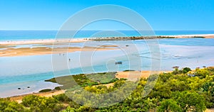 Cacela Velha, old fishermen village near Vila Real de Santo Antonio, Algarve, Portugal. photo