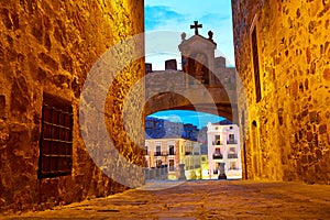 Caceres Arco de la Estrella arch in Spain photo