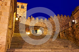 Caceres Arco de la Estrella arch in Spain photo