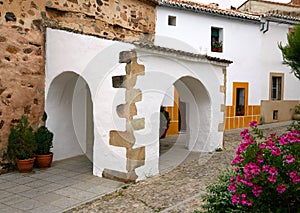 Caceres juderia Ermita saint Antonio in Spain photo