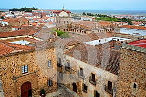 Caceres monumental city Extremadura Spain