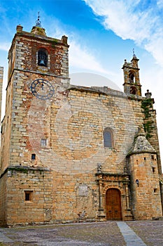 Caceres San Mateo church in Spain