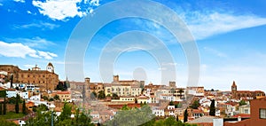 Caceres skyline in Extremadura of Spain photo