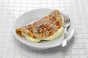 Cachapa, venezuelan corn pancake