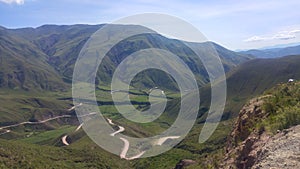 Cachi Salta Argentina valley and moon