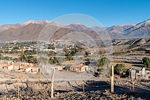Cachi and surrounding mountains, Salta Province, Argentina