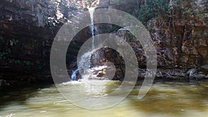 Cachoeira das AngÃÂ©licas, CapÃÂ£o Valley, Palmeiras, Bahia, Brazil photo