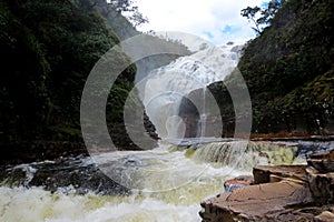 Cachoeira dos Couros, na Chapada dos Veadeiros - Brasil photo