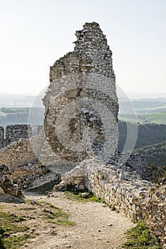 Cachtice castle ruins, Slovakia