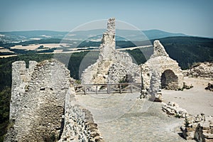 Cachtice castle, Slovak republic, central Europe