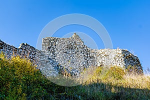 Zřícenina starého hradu Čachtice na Slovensku